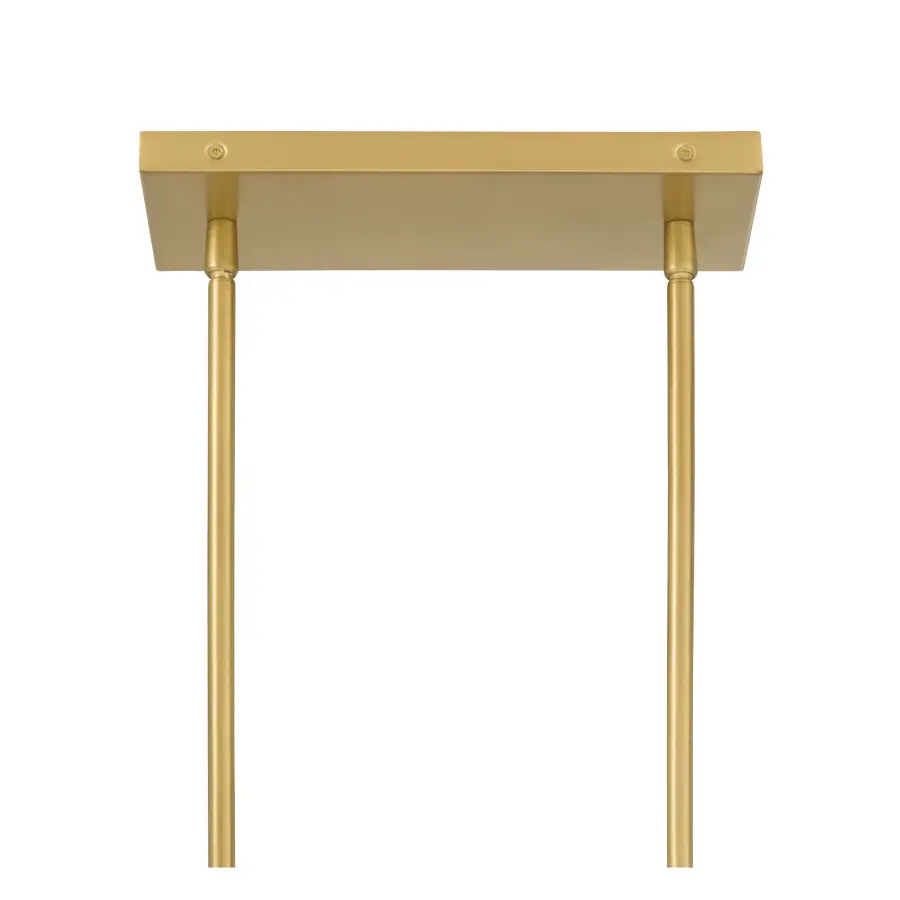 Wexmere 40.25" 8-Light Linear Chandelier in Legacy Brass - Image 4