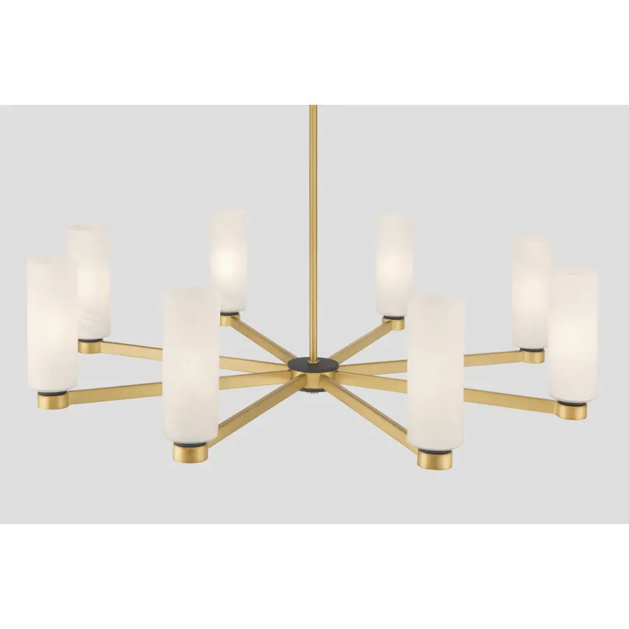 Wexmere 35" 8-Light Chandelier in Legacy Brass - Image 6
