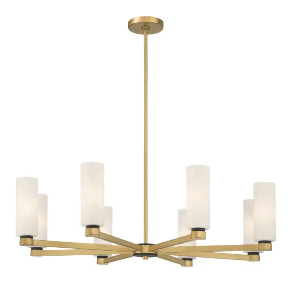 Wexmere 35" 8-Light Chandelier in Legacy Brass - Image 9