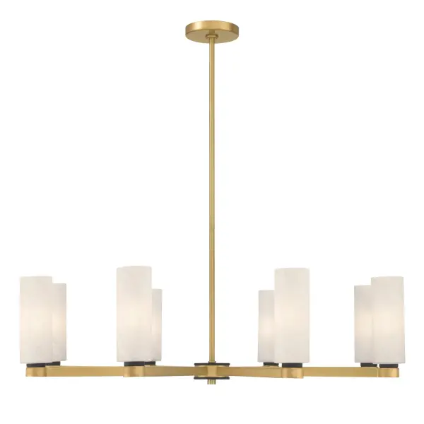 Wexmere 35" 8-Light Chandelier in Legacy Brass - Image 10