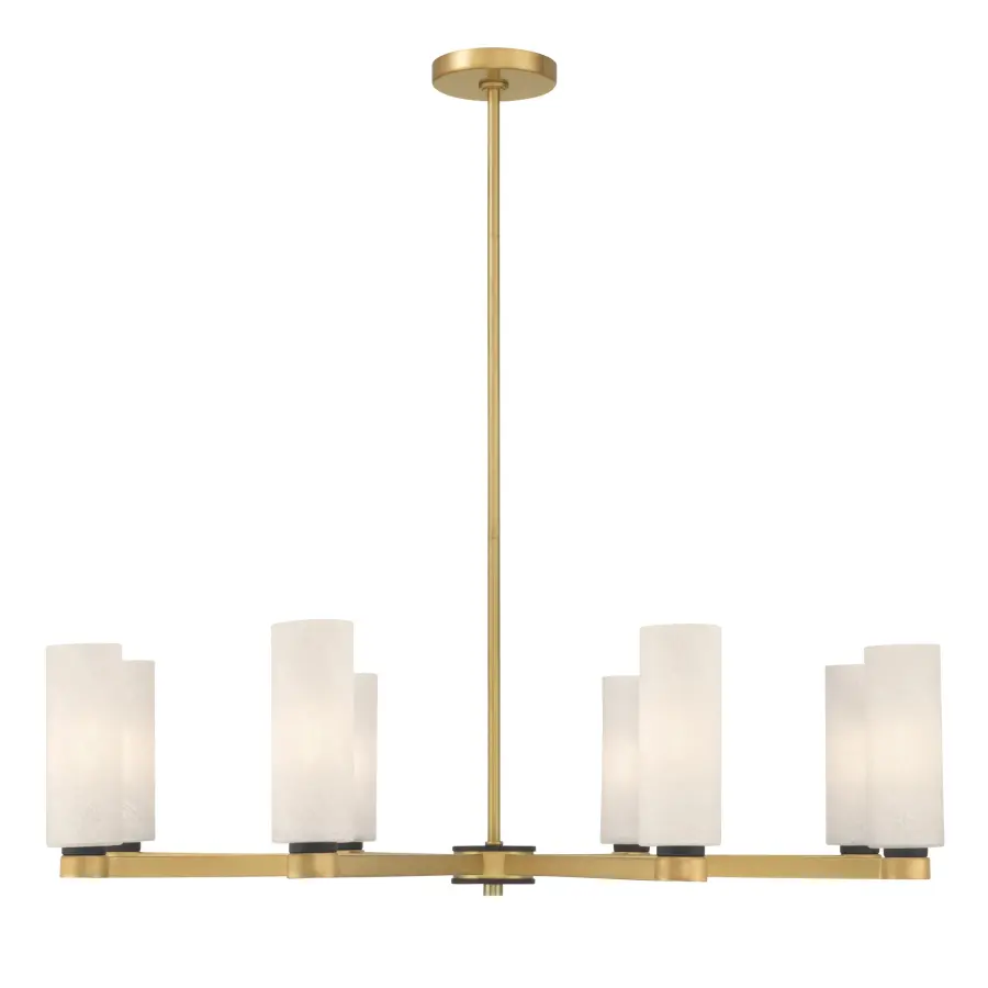 Wexmere 35" 8-Light Chandelier in Legacy Brass - Image 10