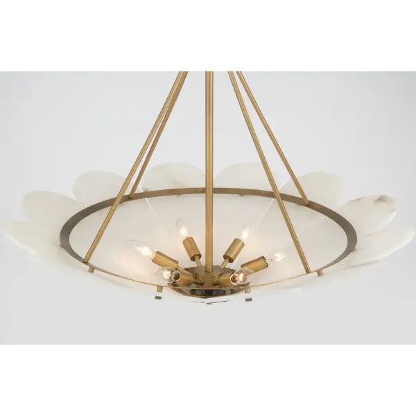 Althira 6-Light Linear Pendant in Legacy Brass - Image 7