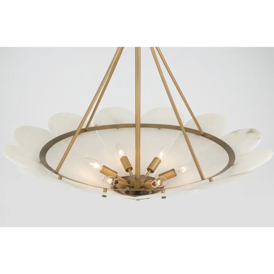 Althira 6-Light Linear Pendant in Legacy Brass - Image 7