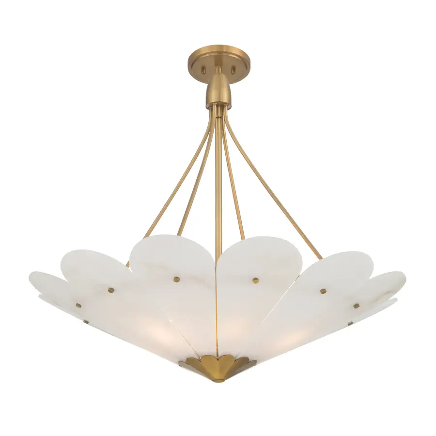 Althira 6-Light Linear Pendant in Legacy Brass - Image 9