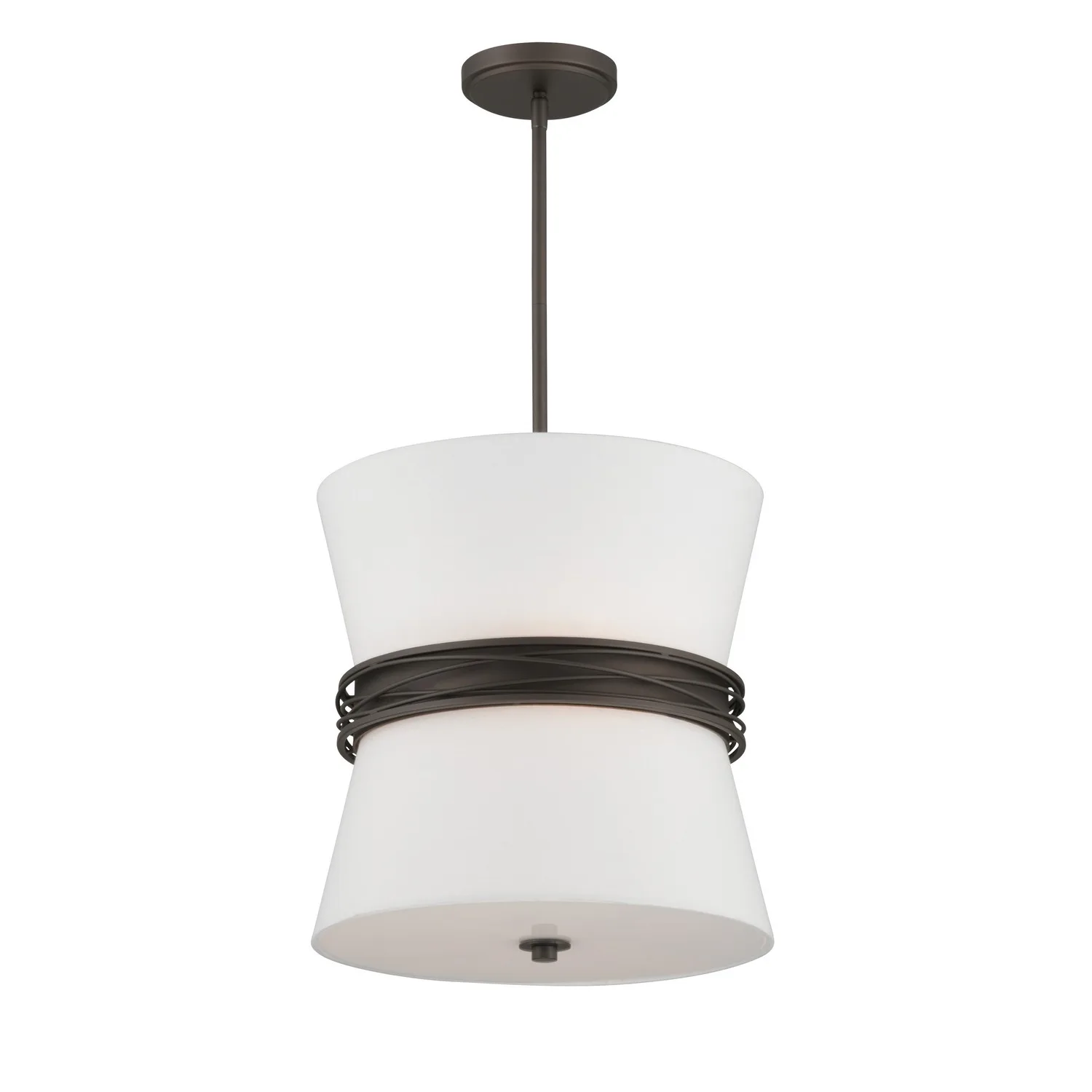Dalvor Three Light Pendant in Dark Bronze