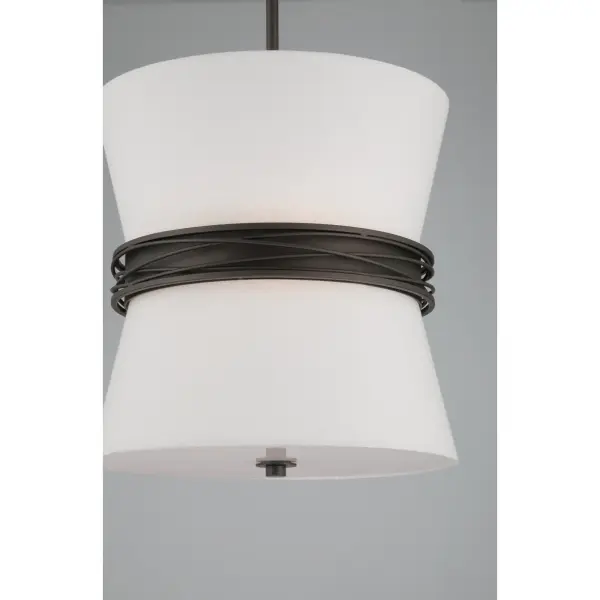 Dalvor 14" 3-Light Pendant in Dark Bronze - Image 7