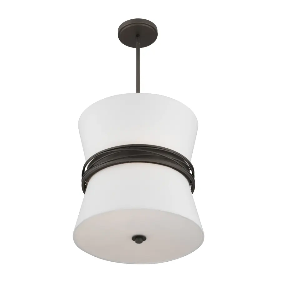 Dalvor 14" 3-Light Pendant in Dark Bronze - Image 8