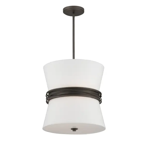 Dalvor 14" 3-Light Pendant in Dark Bronze - Image 9
