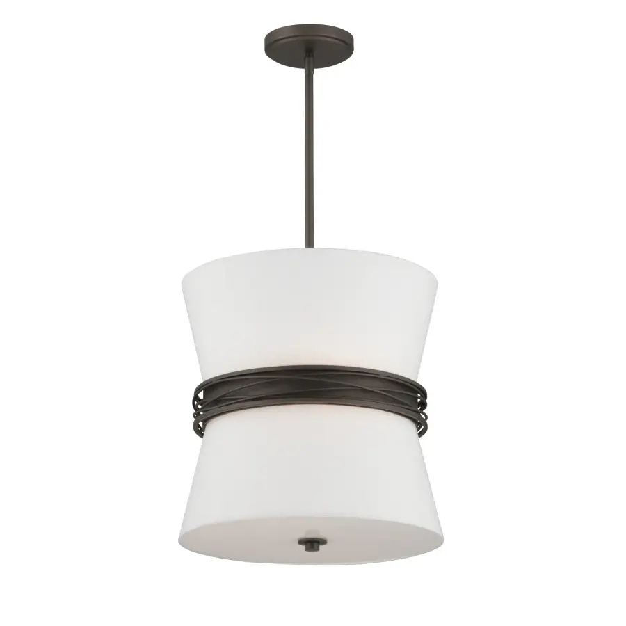 Dalvor 14" 3-Light Pendant in Dark Bronze - Image 9