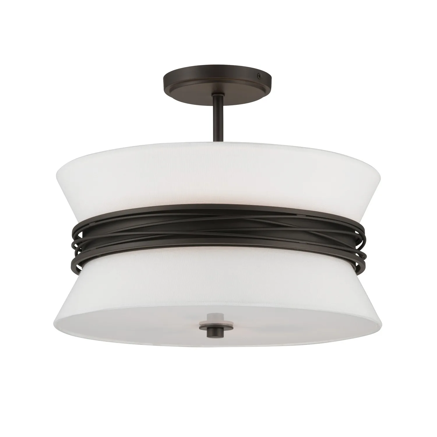 Dalvor 15" 3-Light Semi-Flush Mount