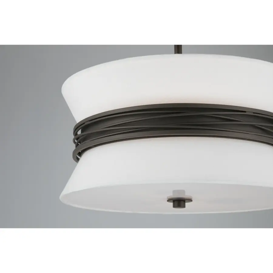 Dalvor 15" 3-Light Semi-Flush Mount in Dark Bronze - Image 5