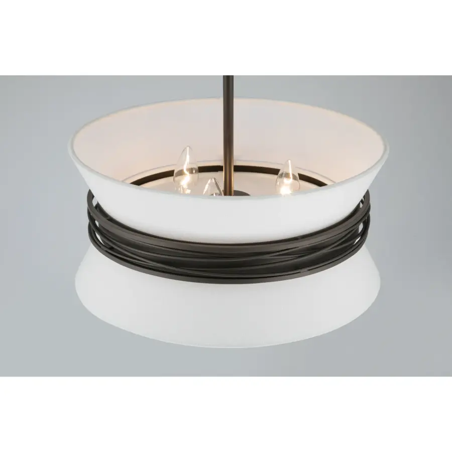 Dalvor 15" 3-Light Semi-Flush Mount in Dark Bronze - Image 6