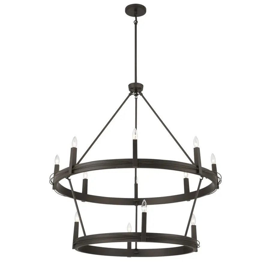 Dalvor 42.75" 12-Light Pendant - Image 1