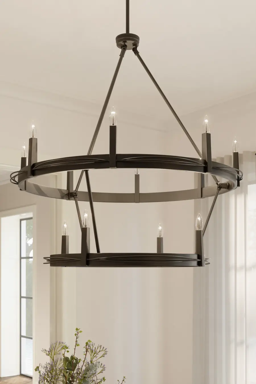 Dalvor 42.75" 12-Light Pendant - Image 2