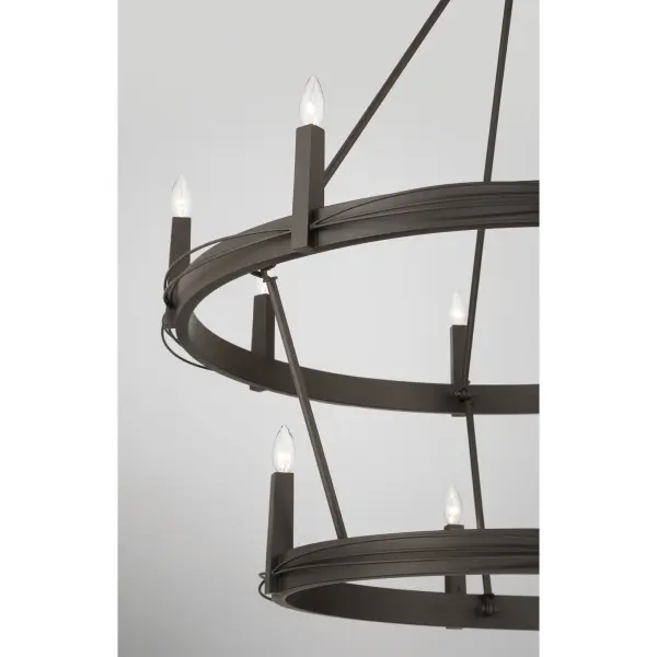 Dalvor 42.75" 12-Light Pendant - Image 7