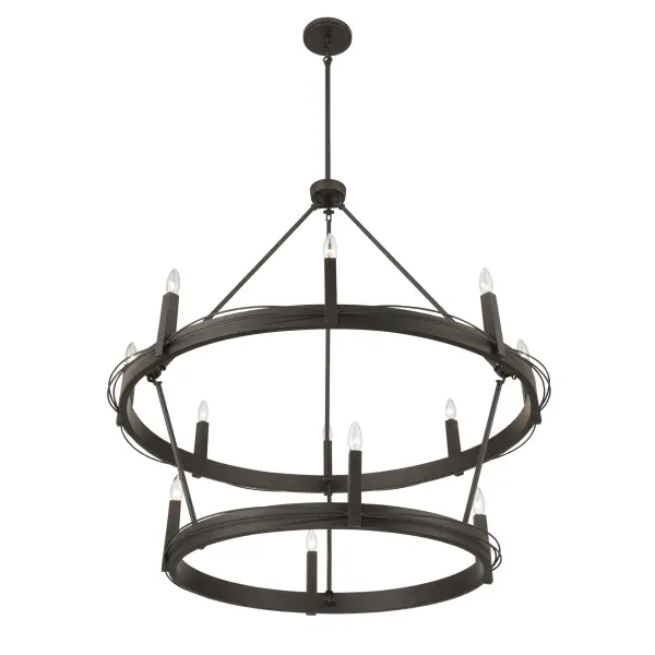 Dalvor 42.75" 12-Light Pendant - Image 8
