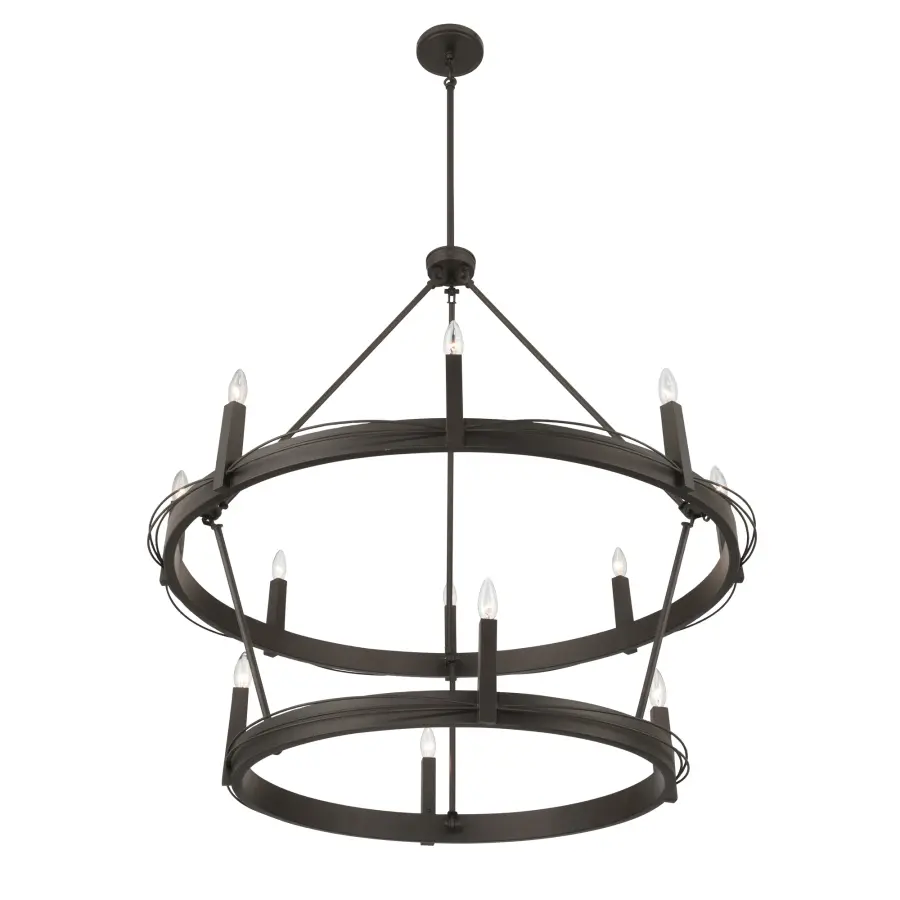 Dalvor 42.75" 12-Light Pendant - Image 8