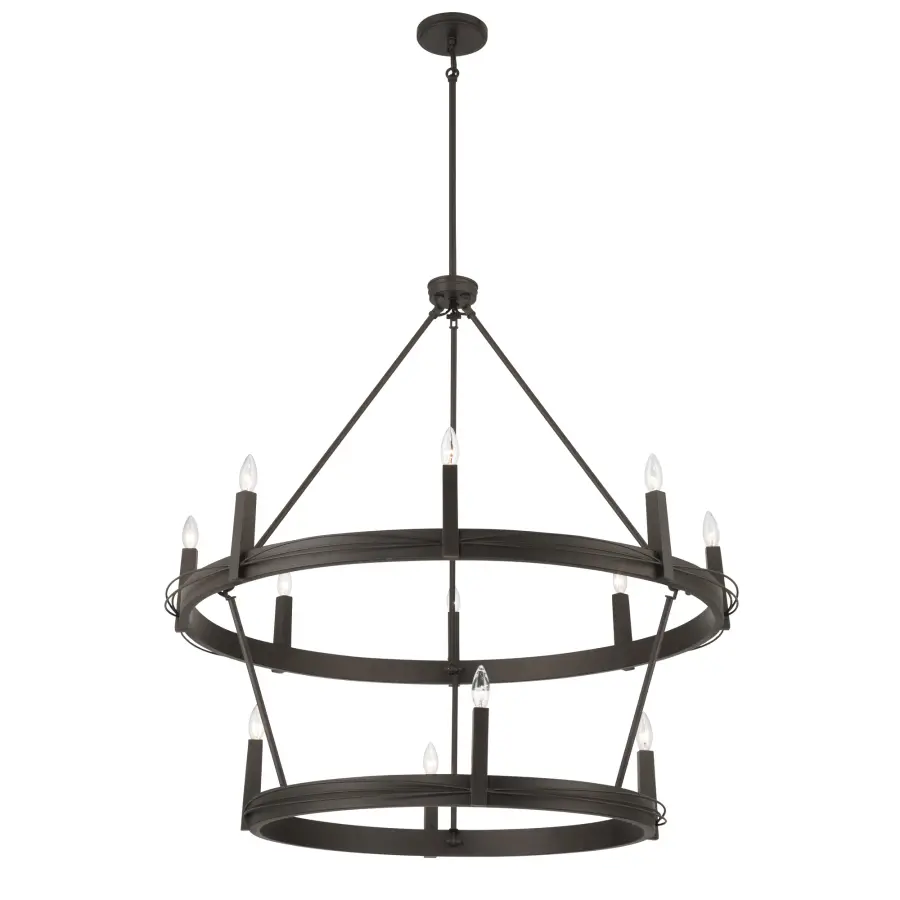 Dalvor 42.75" 12-Light Pendant - Image 9