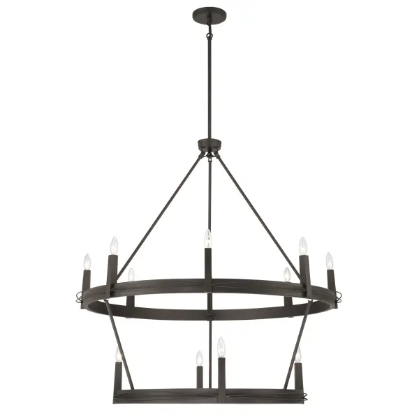 Dalvor 42.75" 12-Light Pendant - Image 10