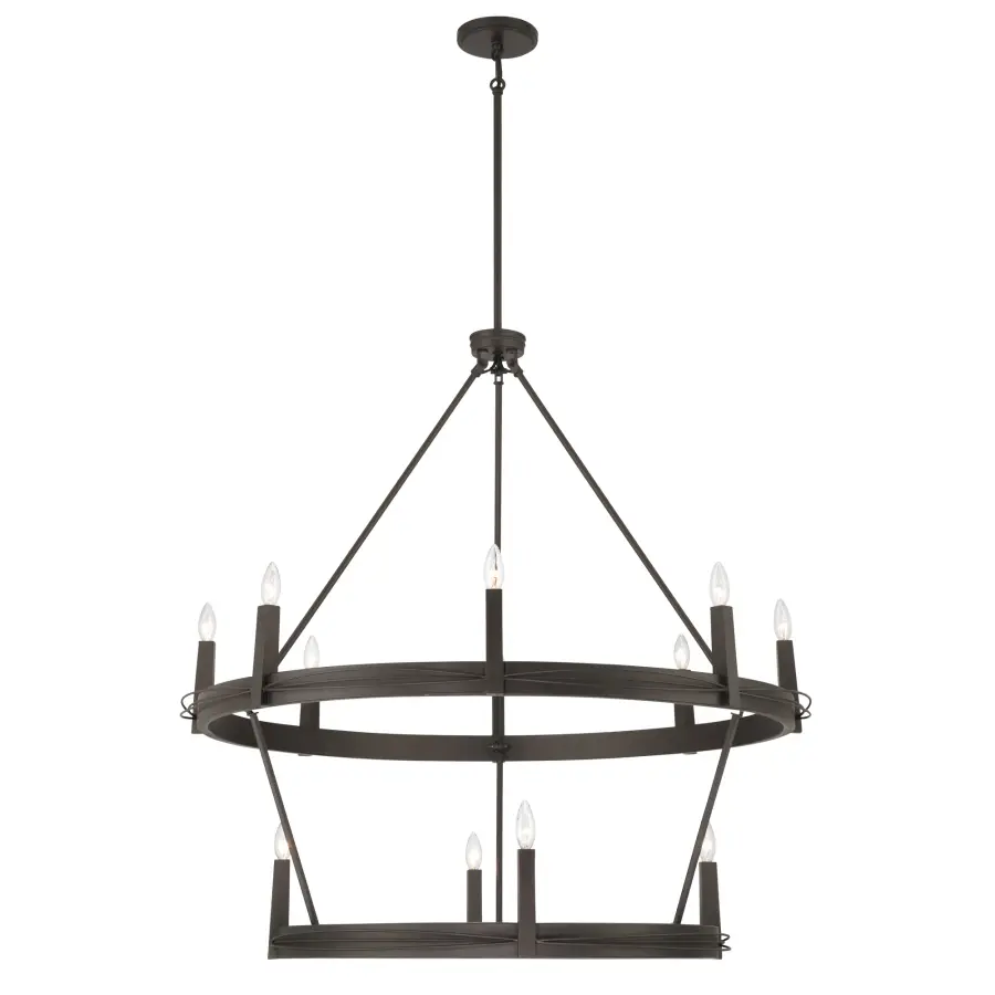 Dalvor 42.75" 12-Light Pendant - Image 10