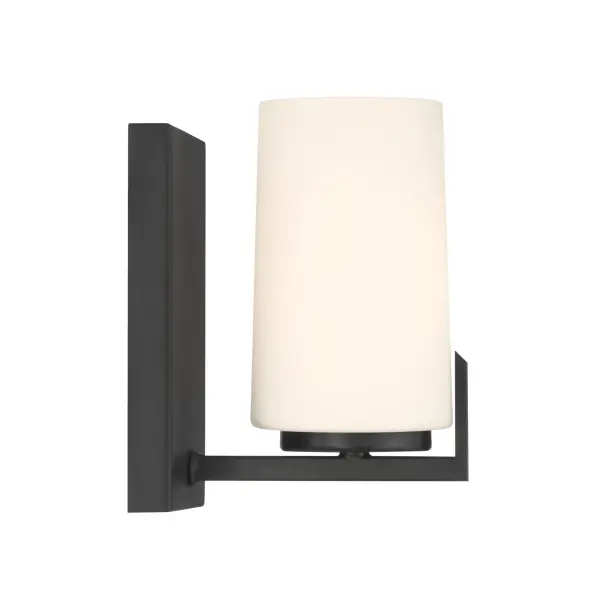Mirelle 7.5" 1-Light Bath Sconce in Dark Matte Black - Image 3