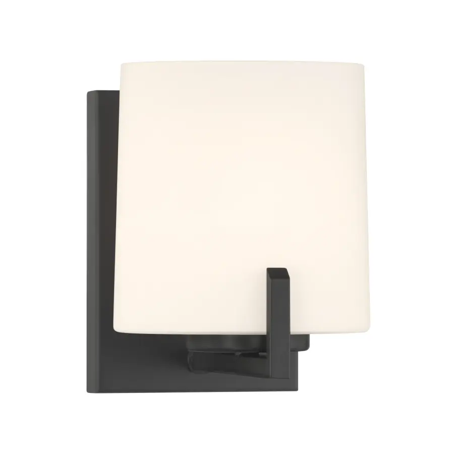 Mirelle 7.5" 1-Light Bath Sconce in Dark Matte Black - Image 5