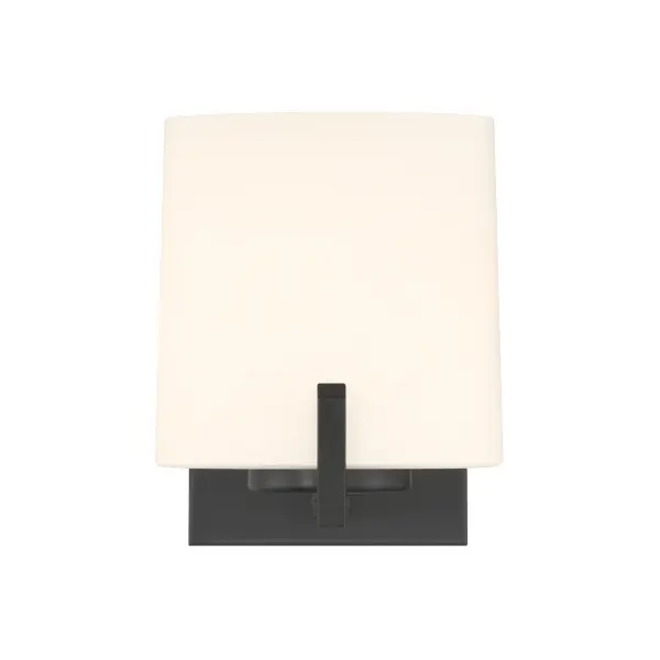Mirelle 7.5" 1-Light Bath Sconce in Dark Matte Black - Image 6