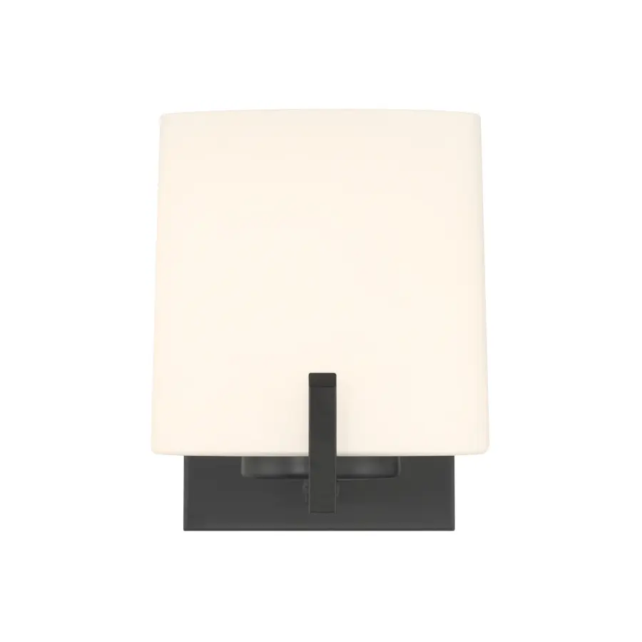 Mirelle 7.5" 1-Light Bath Sconce in Dark Matte Black - Image 6
