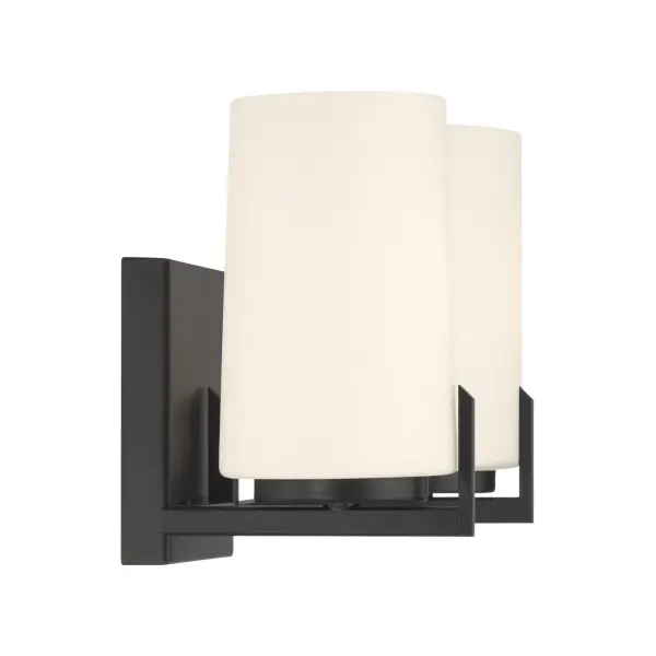 Mirelle 16" 2-Light Vanity in Dark Matte Black - Image 6