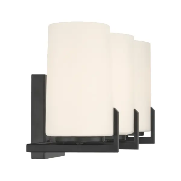 Mirelle 25" 3-Light Vanity in Dark Matte Black - Image 6