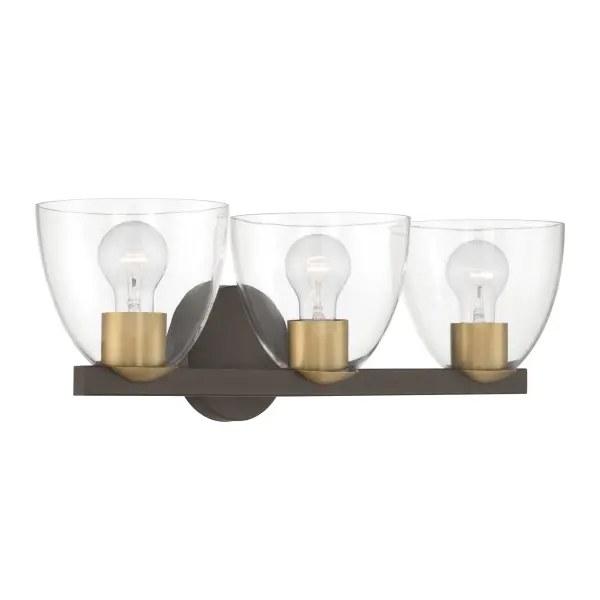 Noellea 3-Light Vanity in Dark Bronze and Legacy Brass - Image 7