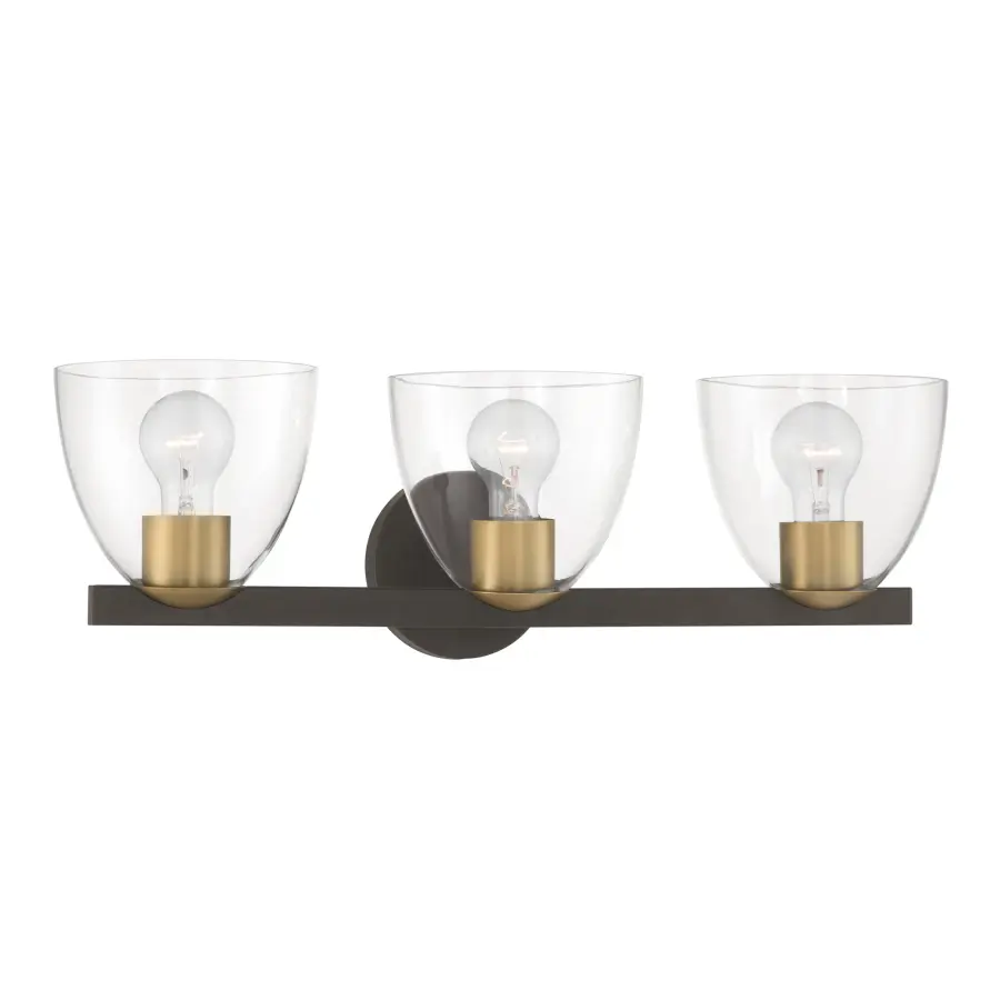 Noellea 3-Light Vanity in Dark Bronze and Legacy Brass - Image 8