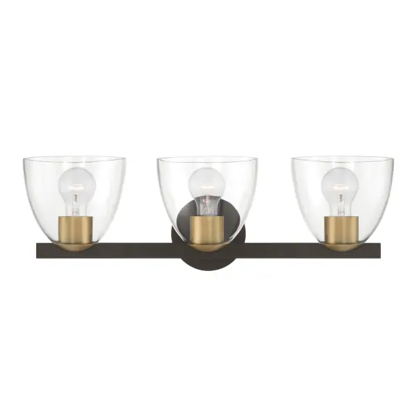 Noellea 3-Light Vanity in Dark Bronze and Legacy Brass - Image 9