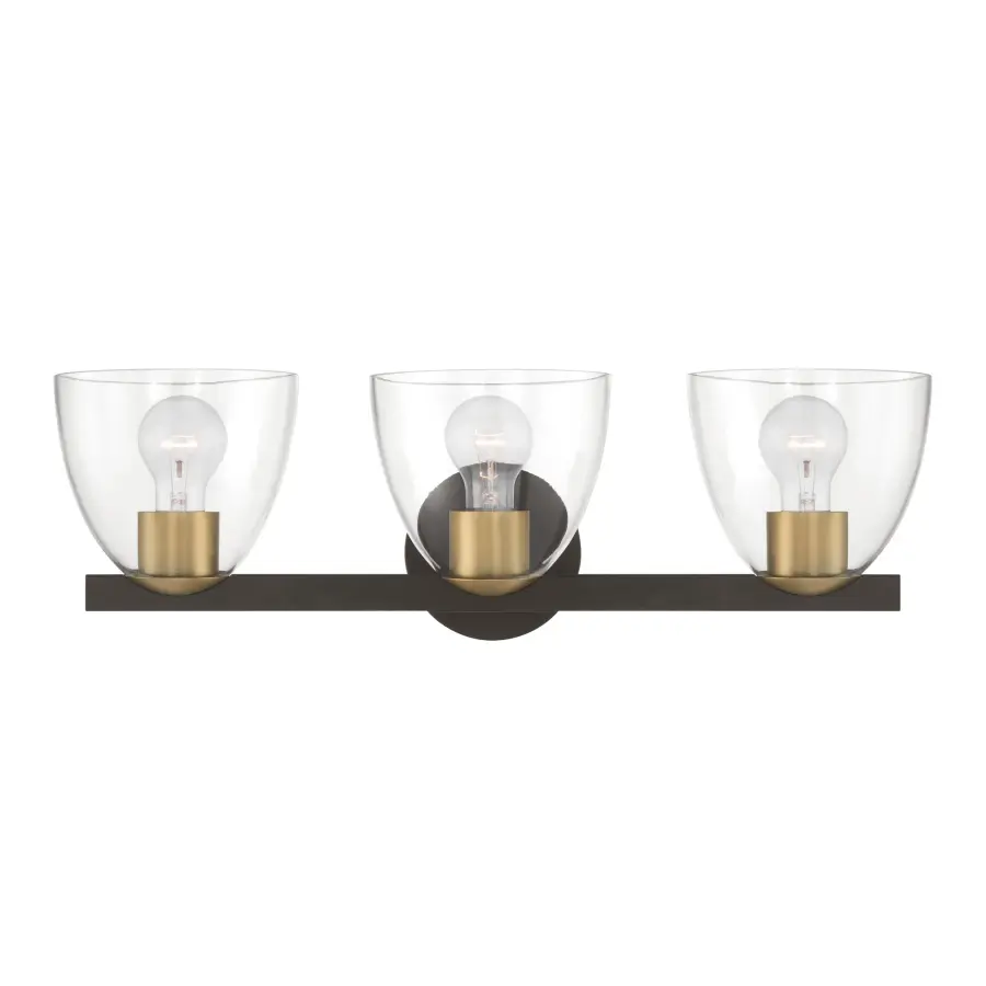 Noellea 3-Light Vanity in Dark Bronze and Legacy Brass - Image 9