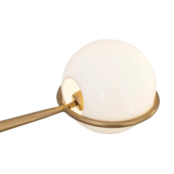 Orstyn 52" 2-Light Linear Chandelier in Legacy Brass - Image 6