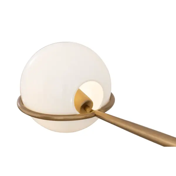 Orstyn 52" 2-Light Linear Chandelier in Legacy Brass - Image 7