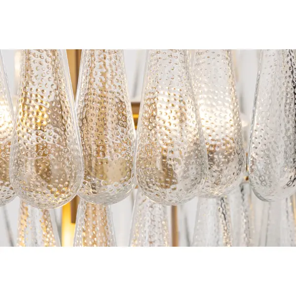 Vionne 21.5" 5-Light Semi-Flush Mount in Legacy Brass - Image 8