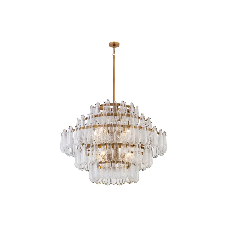 Vionne 32.25" 8-Light Pendant in Legacy Brass - Image 5