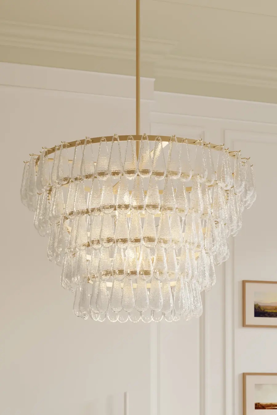 Vionne 35" 8-Light Pendant in Legacy Brass - Image 2