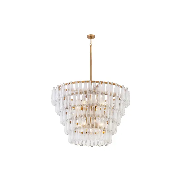 Vionne 35" 8-Light Pendant in Legacy Brass - Image 6