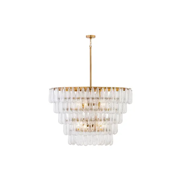 Vionne 35" 8-Light Pendant in Legacy Brass - Image 7