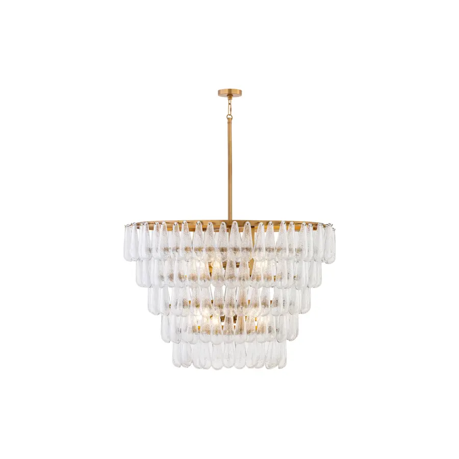Vionne 35" 8-Light Pendant in Legacy Brass - Image 7