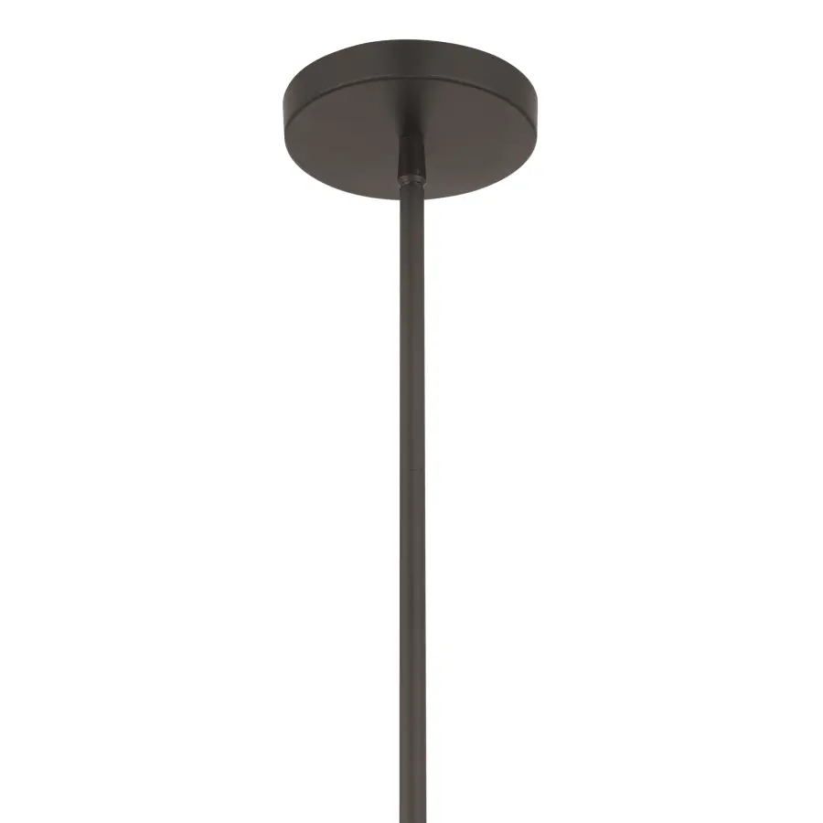 Noellea 50" 8-Light Chandelier in Dark Bronze and Legacy Brass - Image 4