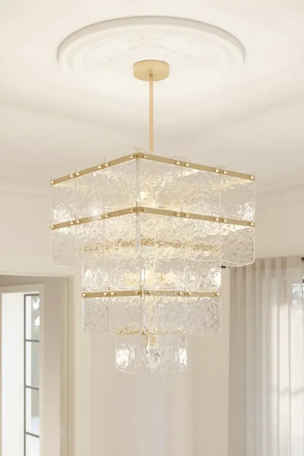 Kiori 9-Light Pendant in Legacy Brass - Image 3
