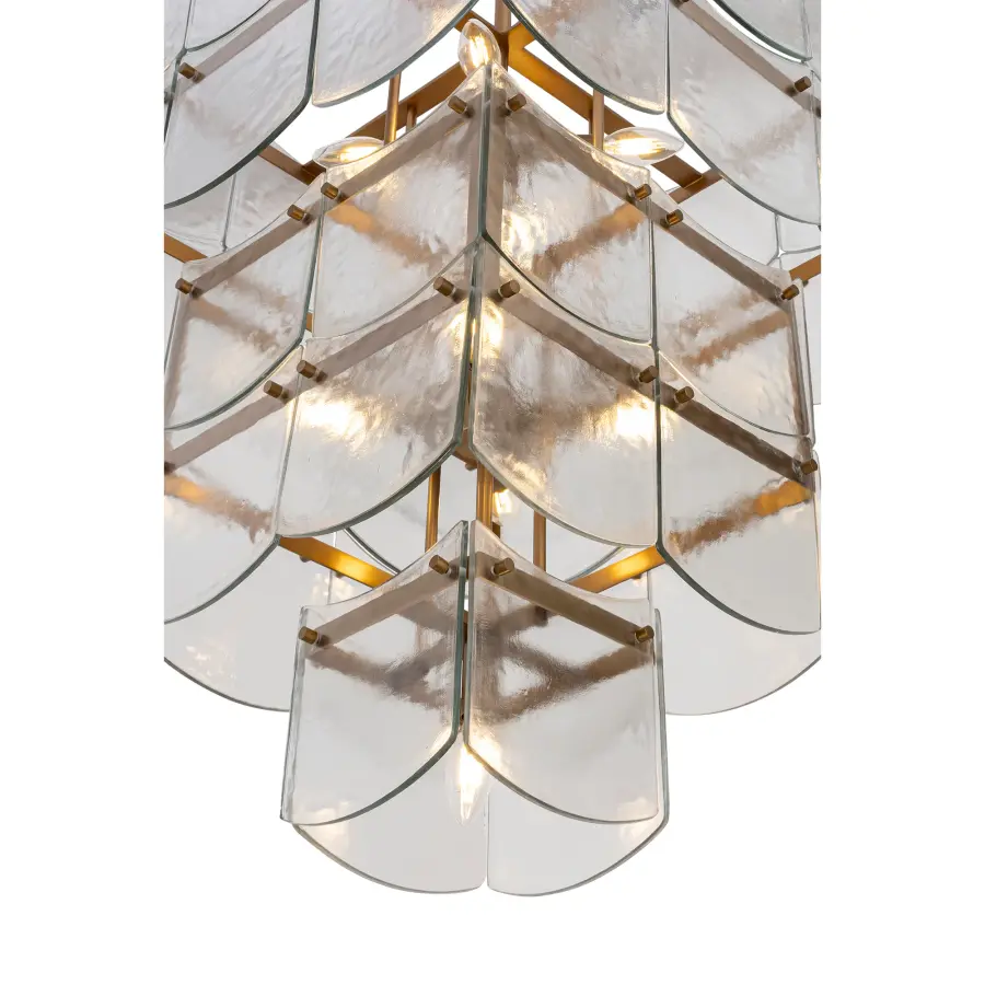Kiori 9-Light Pendant in Legacy Brass - Image 6