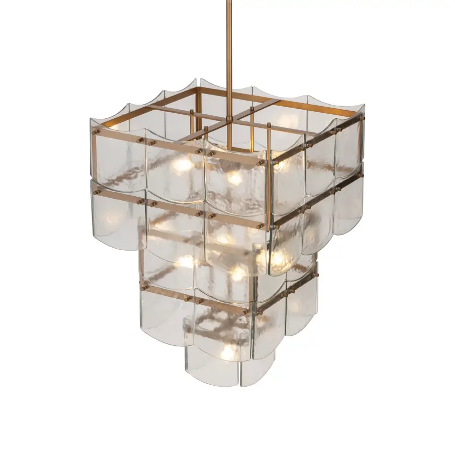 Kiori 9-Light Pendant in Legacy Brass - Image 8