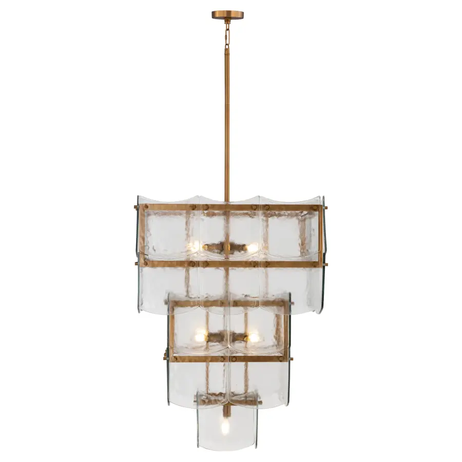 Kiori 9-Light Pendant in Legacy Brass - Image 9