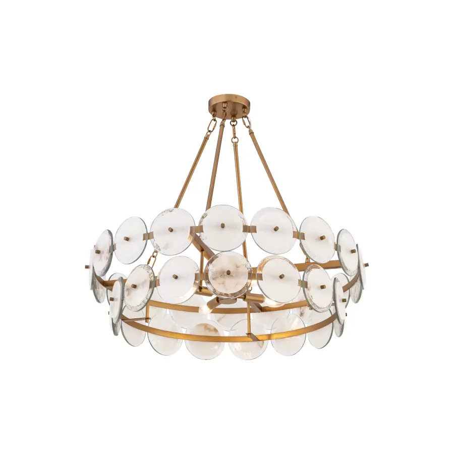 Kintrel 31.5" 4-Light Linear Pendant in Legacy Brass - Image 11