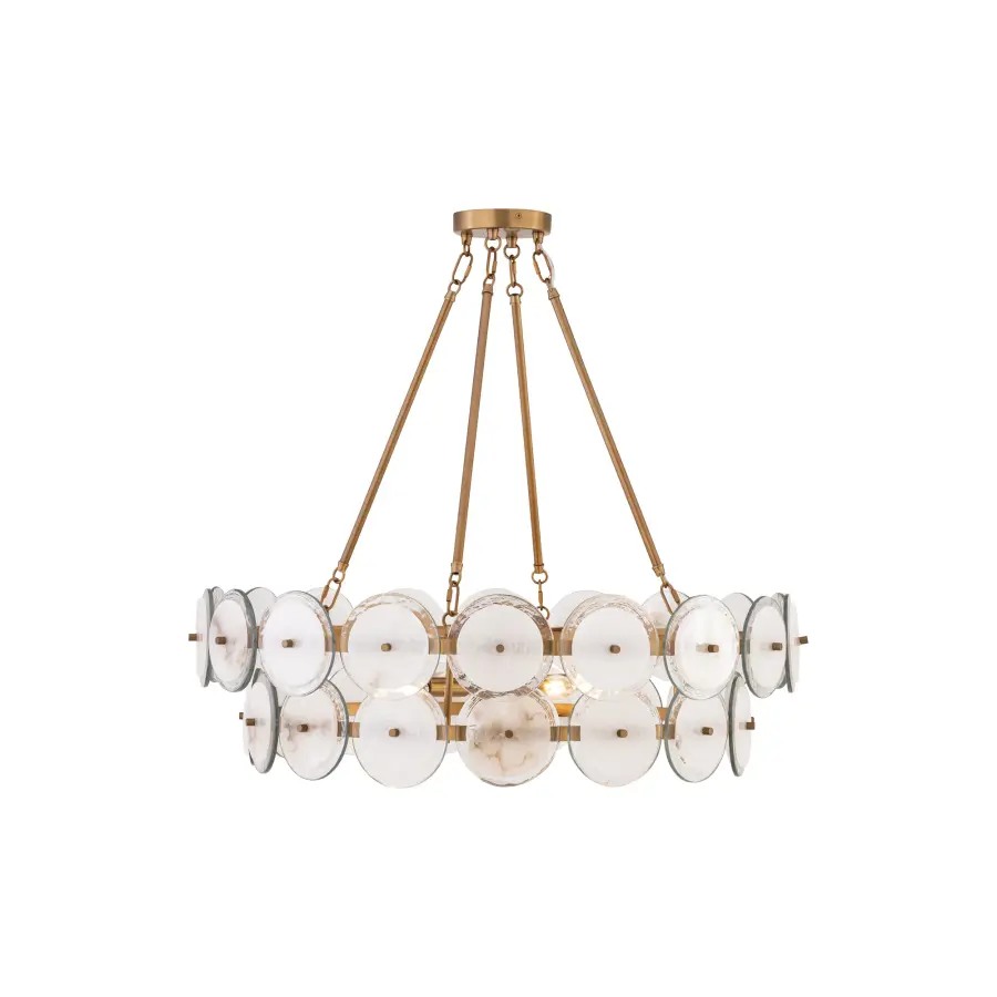 Kintrel 31.5" 4-Light Linear Pendant in Legacy Brass - Image 13