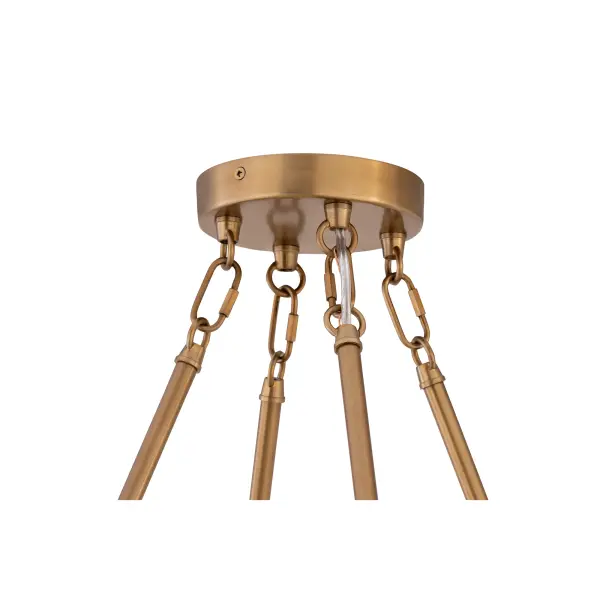 Kintrel 31.5" 4-Light Linear Pendant in Legacy Brass - Image 4